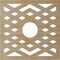 Ekena Millwork Chevron Wood Fretwork Pierced Ceiling Medallion, Hickory, 34"OD x 8 3/4"ID x 1/4"T CMWP34X34X0250CHHI - alternate 3